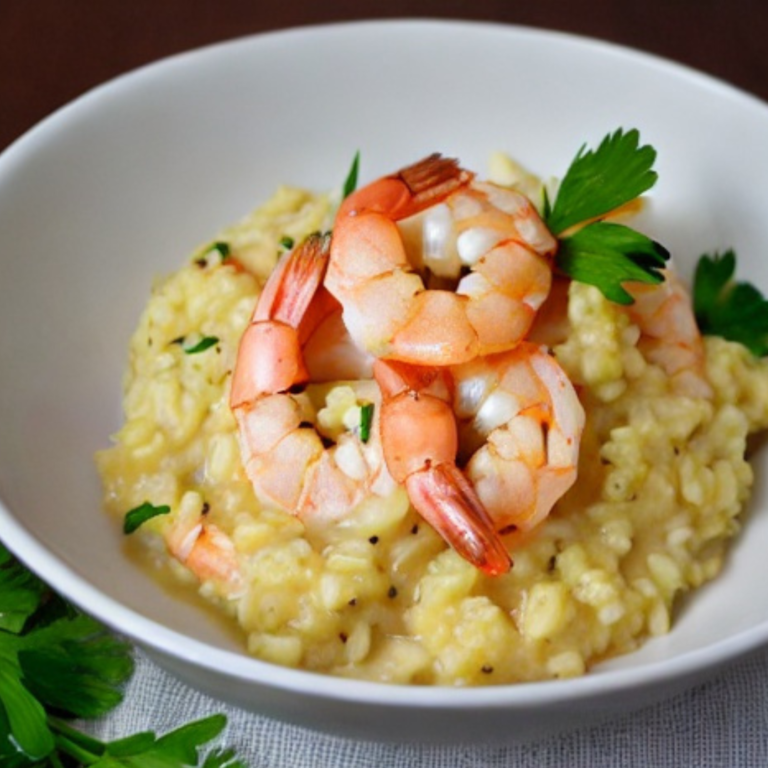 Saborosa receita de risoto de camarão