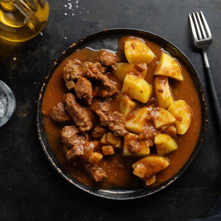 Carne de panela com batata